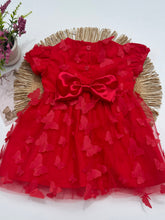Cargar imagen en el visor de la galería, VESTIDO MARIPOSA ROJO REF 9010