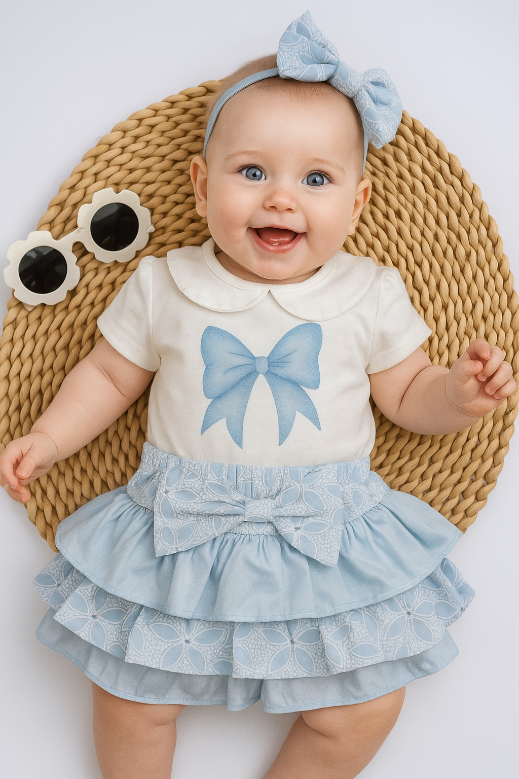 SET ALICIA TRES PIEZAS CORBATA AZUL