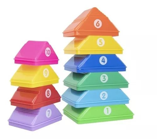 Juego Educativo Piramide Didactica De Numeros