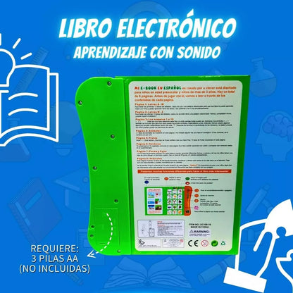 Mi Primer Libro Aprendizaje Juguete Niños Sonido Interactivo