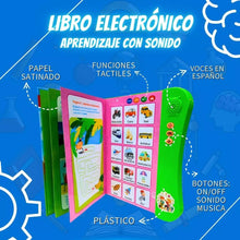 Cargar imagen en el visor de la galería, Mi Primer Libro Aprendizaje Juguete Niños Sonido Interactivo
