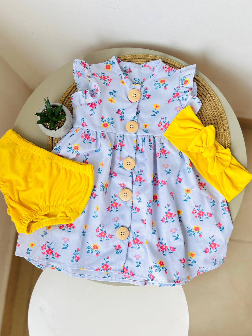 SET FLORAL BABY ReF 1201.