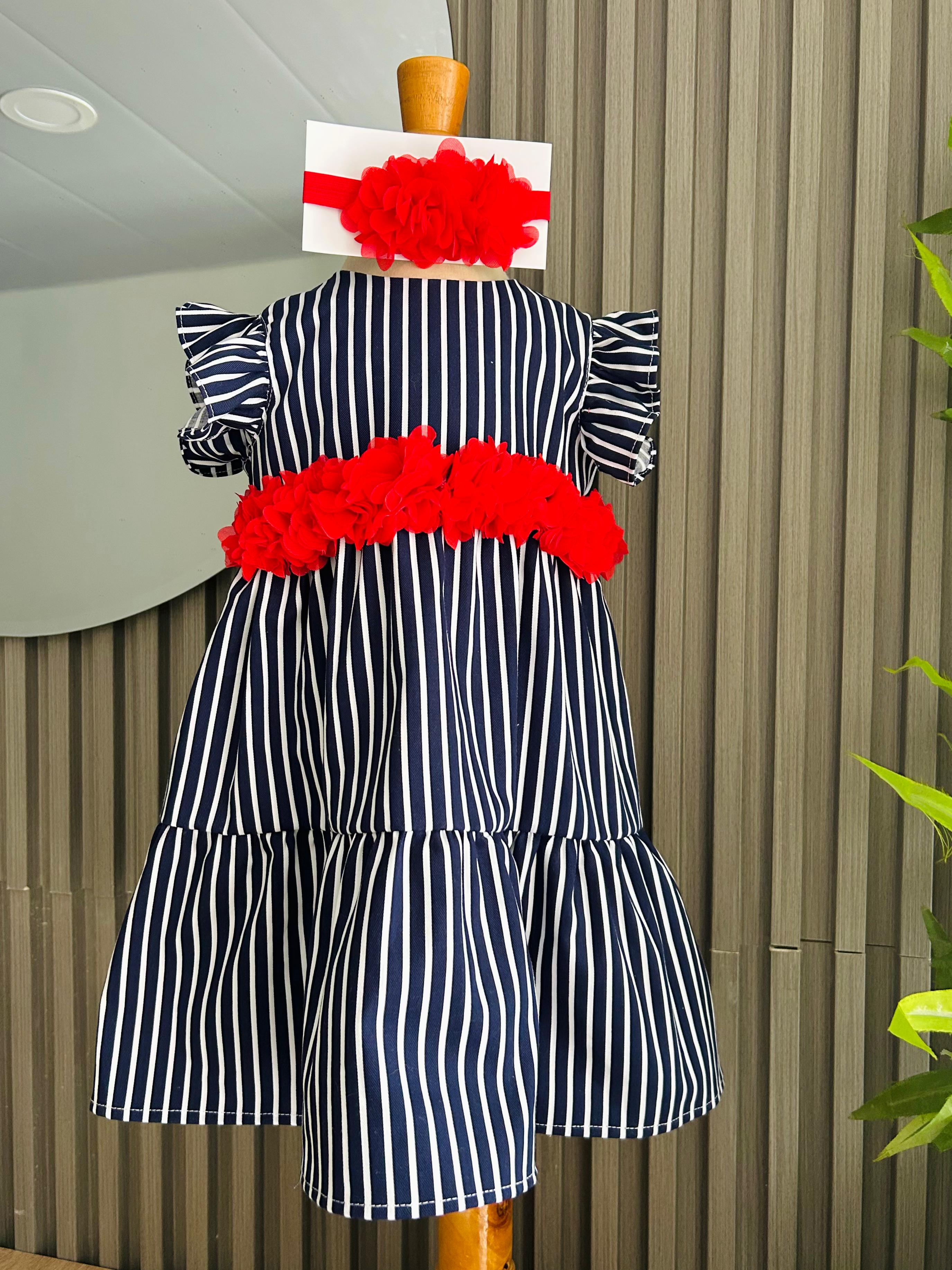 VESTIDO MARINERO BEBÉ NIÑA REF 1039