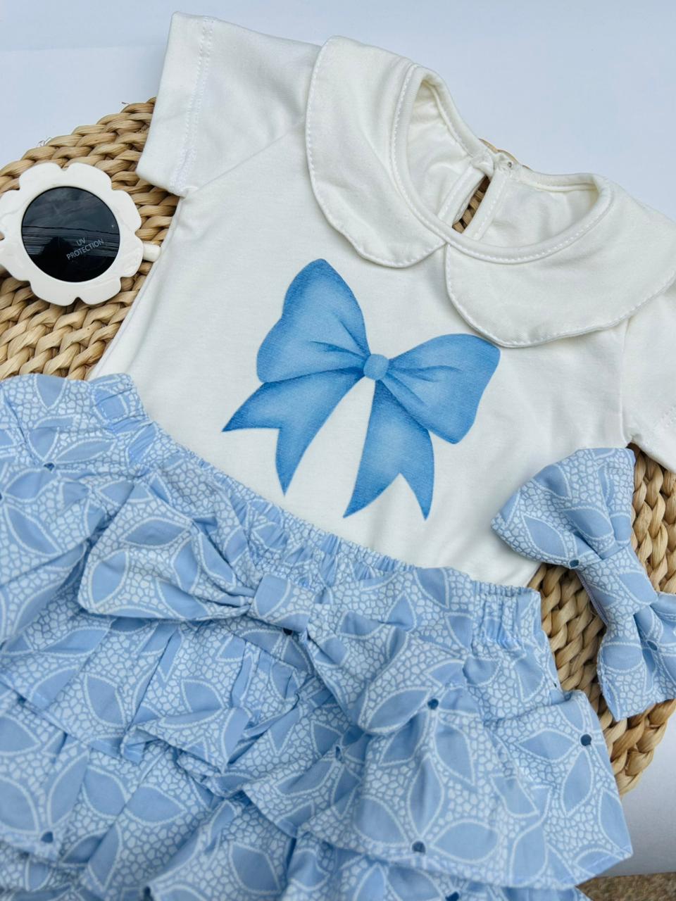 SET ALICIA TRES PIEZAS CORBATA AZUL