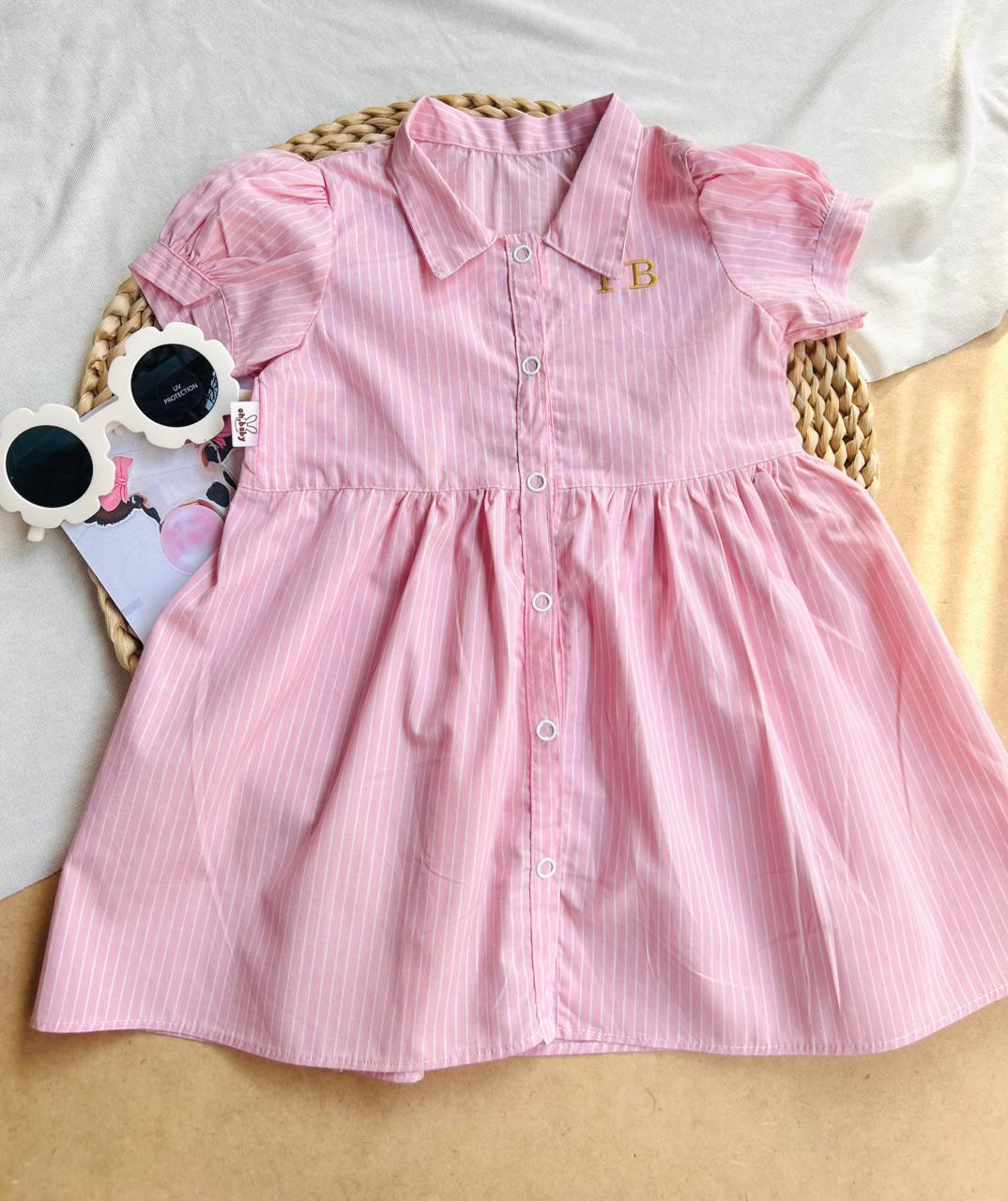 VESTIDO TIPO POLO PB ROSA REF 1264