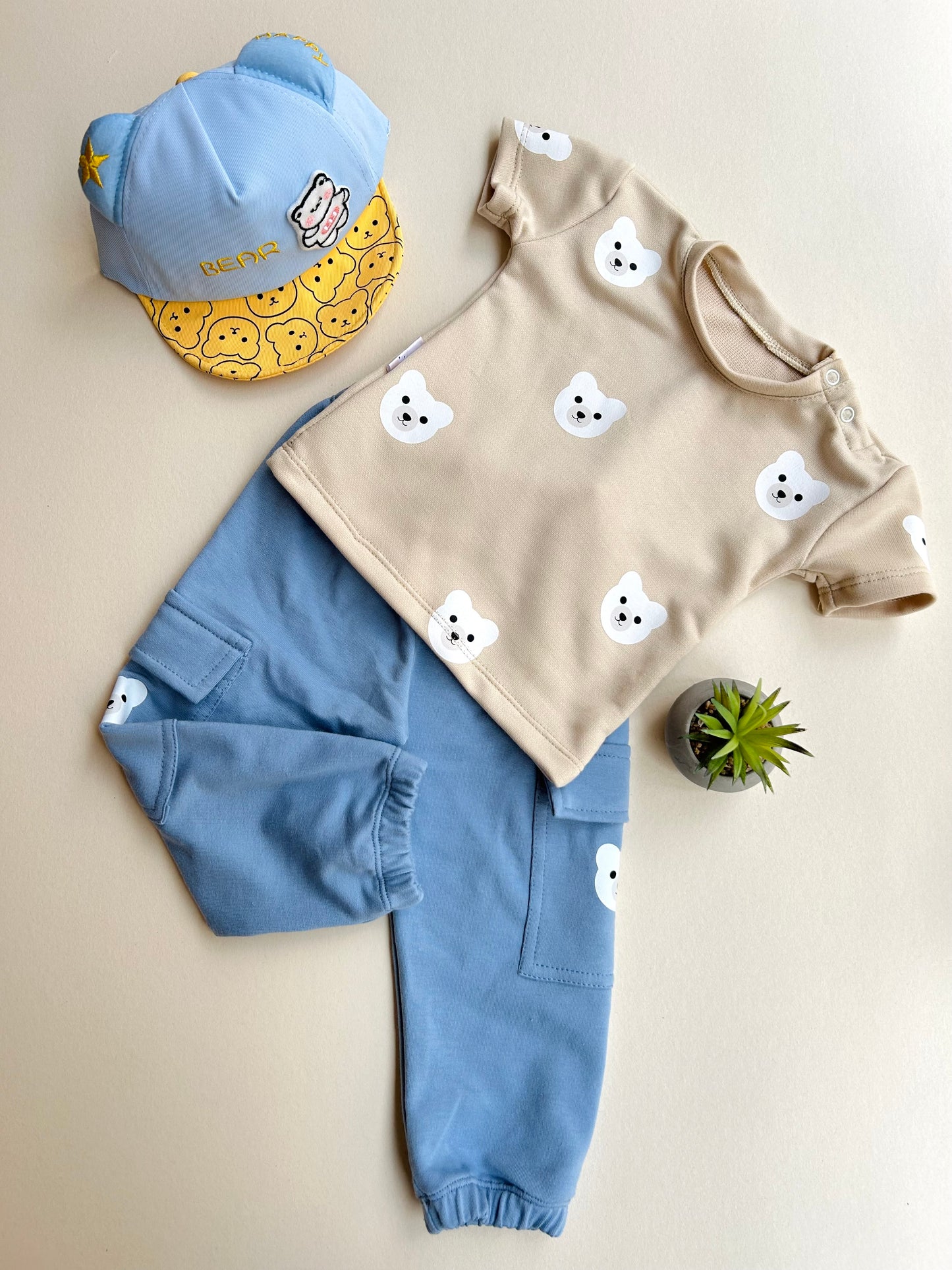 CONJUNTO JOGGER OSO BLANCO REF 011