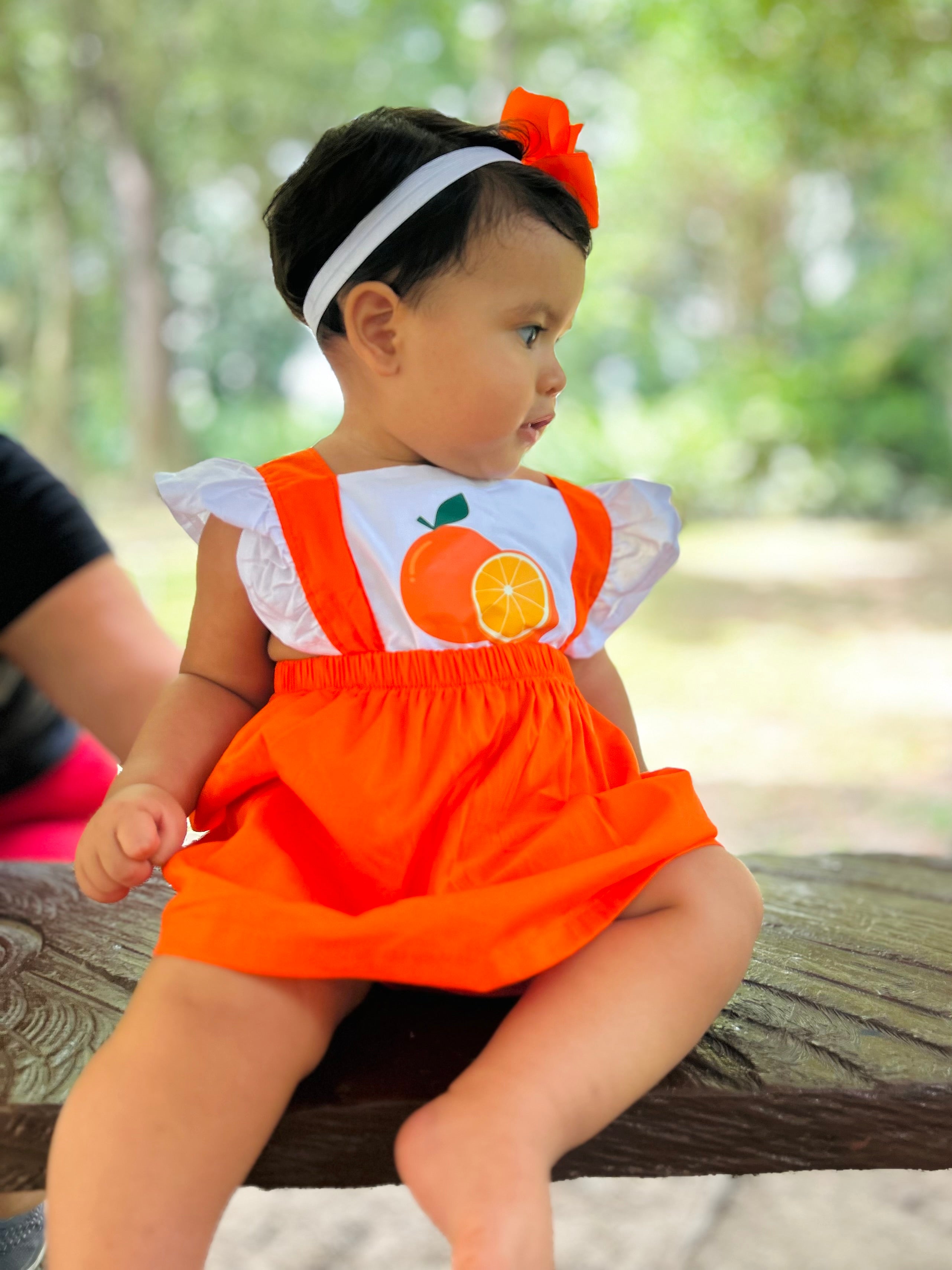 VESTIDO ASOLEADOR NARANJA REF 1077.