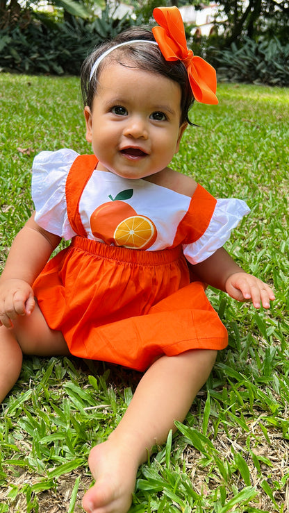 VESTIDO ASOLEADOR NARANJA REF 1077