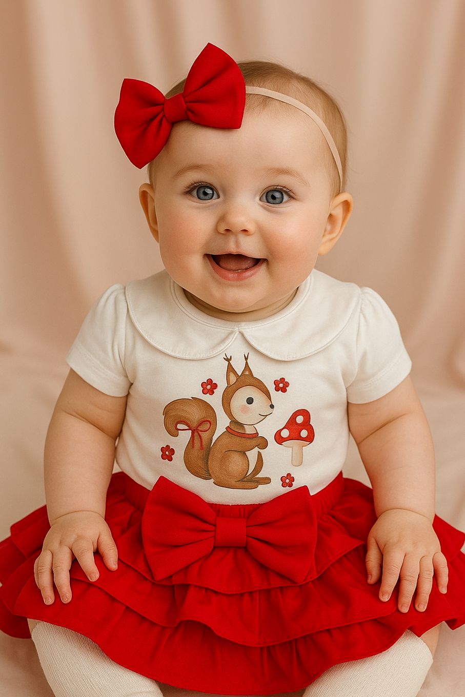 SET ALICIA TRES PIEZAS ROJO