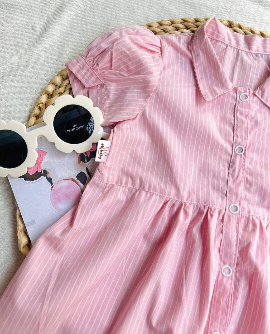 VESTIDO TIPO POLO PB ROSA REF 1264