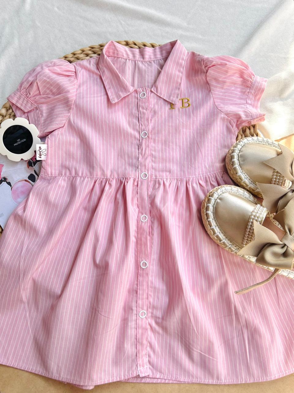 VESTIDO TIPO POLO PB ROSA REF 1264