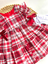 Cargar imagen en el visor de la galería, VESTIDO NOELIA CUADROS REF 1039N
