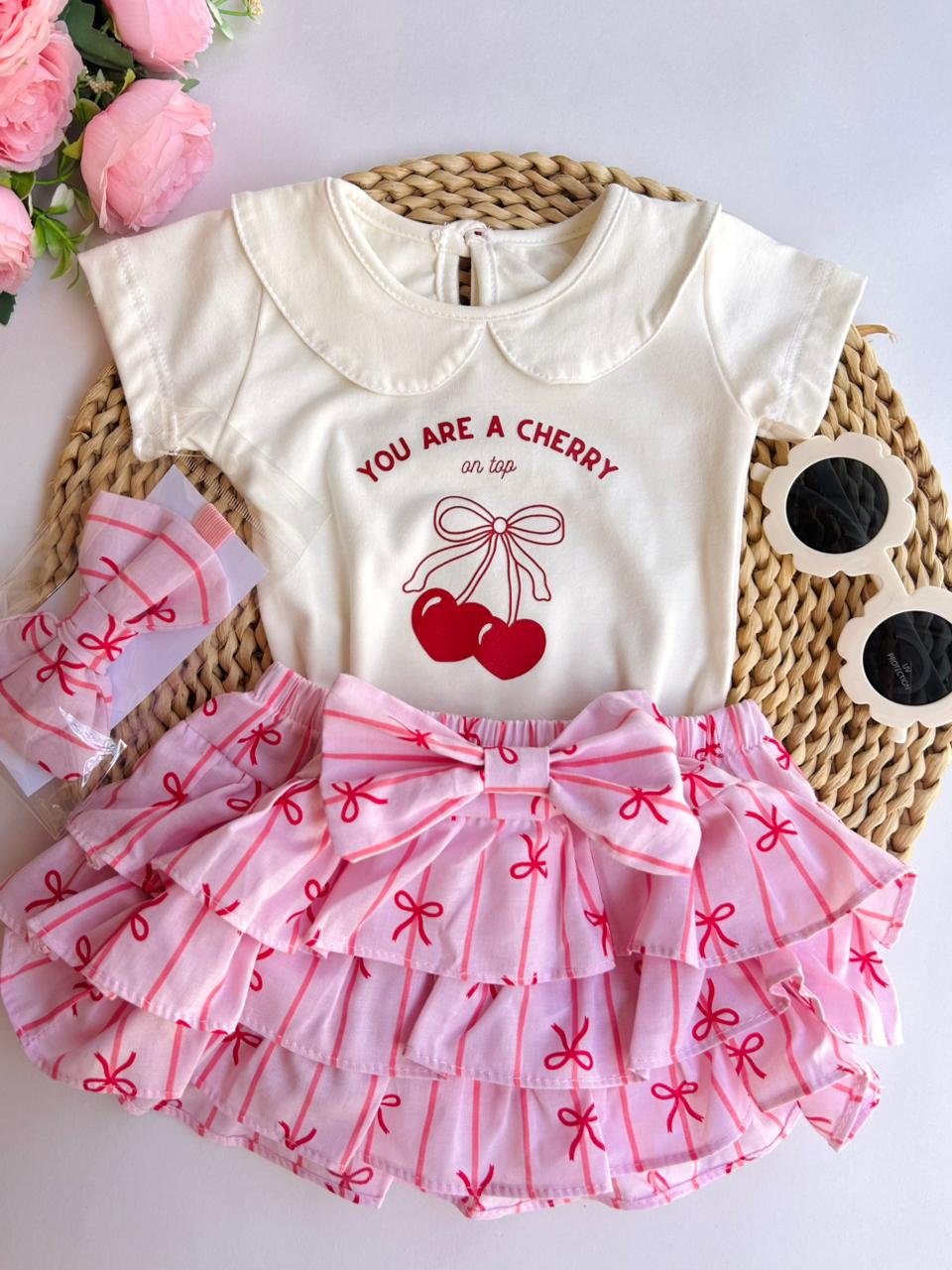 SET ALICIA TRES PIEZAS ROSA