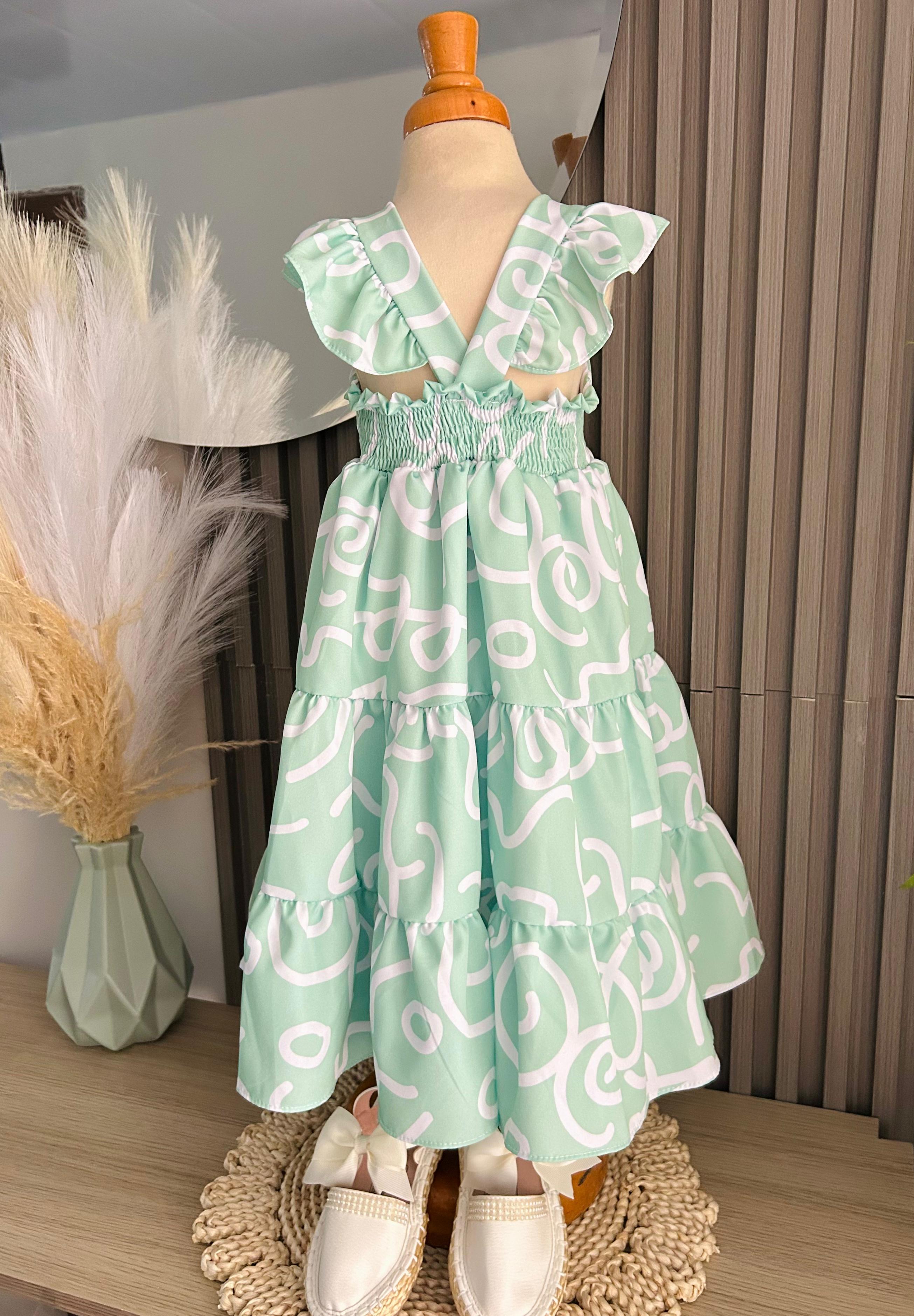 VESTIDO NIÑA REF AMBAR DOS COLORES