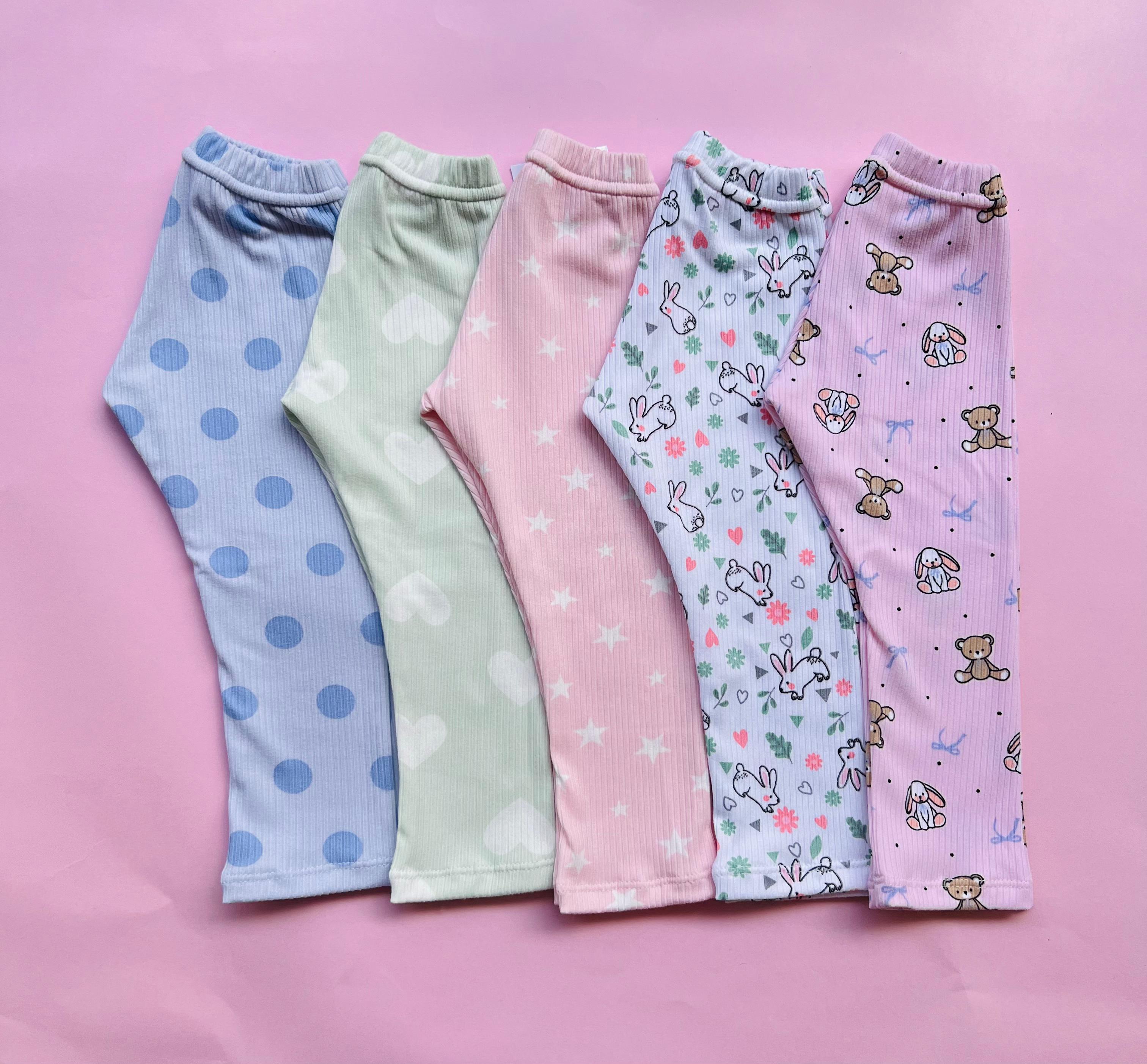 SET LEGGINS X 5 COLORES SURTIDOS.