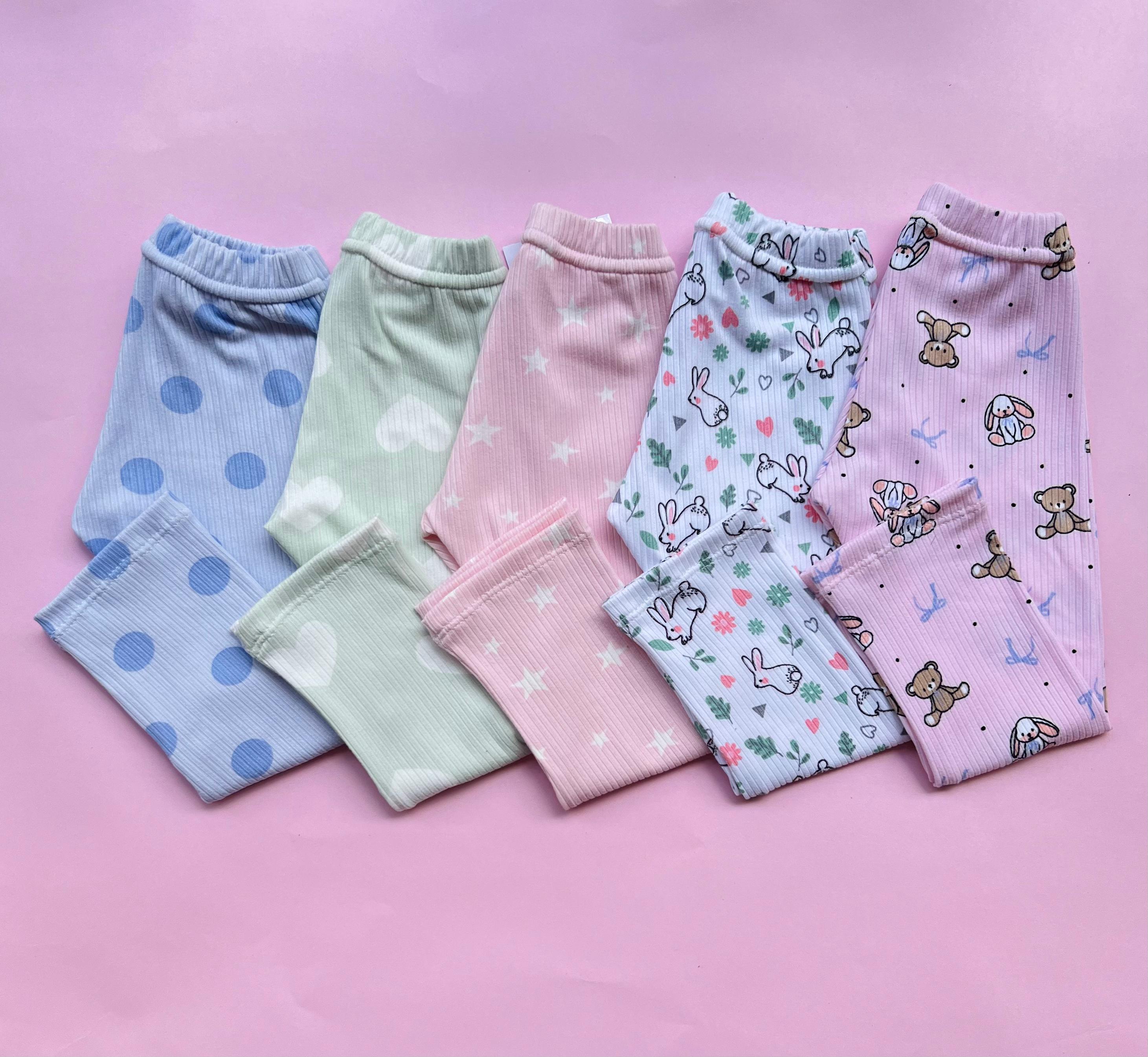 SET LEGGINS X 5 COLORES SURTIDOS.