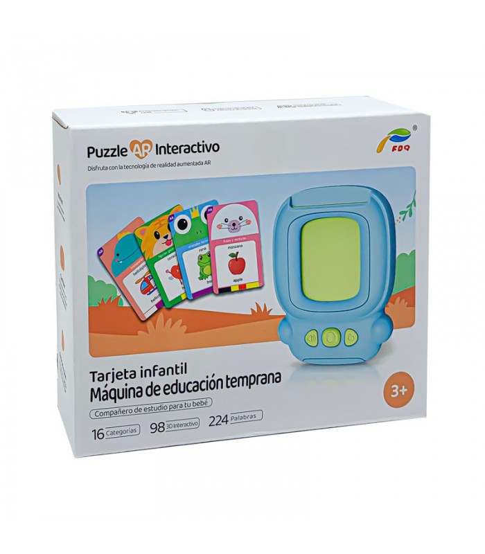 Juguete Didactico Tarjetero Interactivo Infantil - Lector de tarjetas