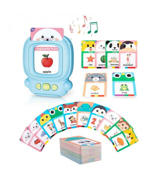 Juguete Didactico Tarjetero Interactivo Infantil - Lector de tarjetas